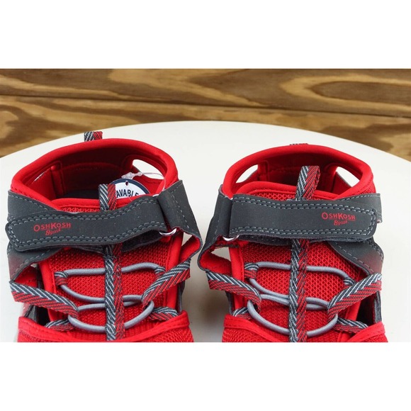 OshKosh B'gosh Toddler Boys 12 Medium Red Running Mesh‎ - Picture 3 of 8
